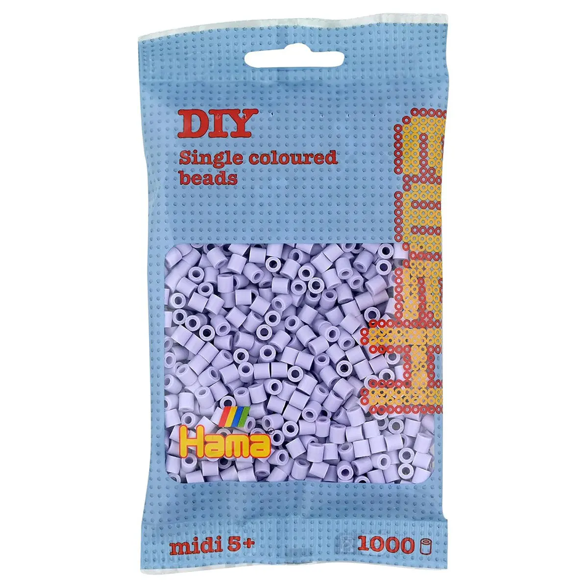 Hama Midi 1000 Light Lavender Beads 1