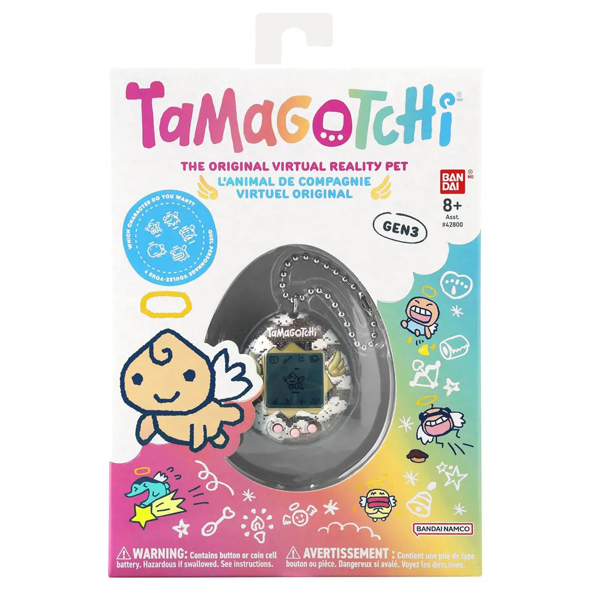 Tamagotchi Gen 3 Lovely Angel Virtual Reality Pet 1