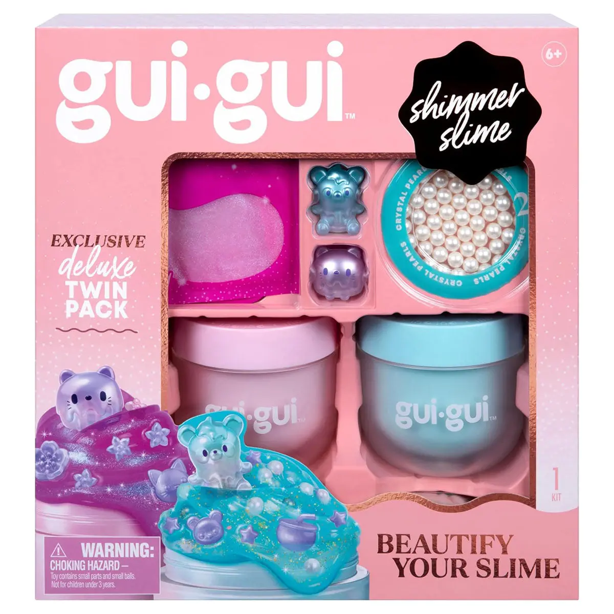 Gui Gui Shimmer Slime Deluxe Twin Pack 1