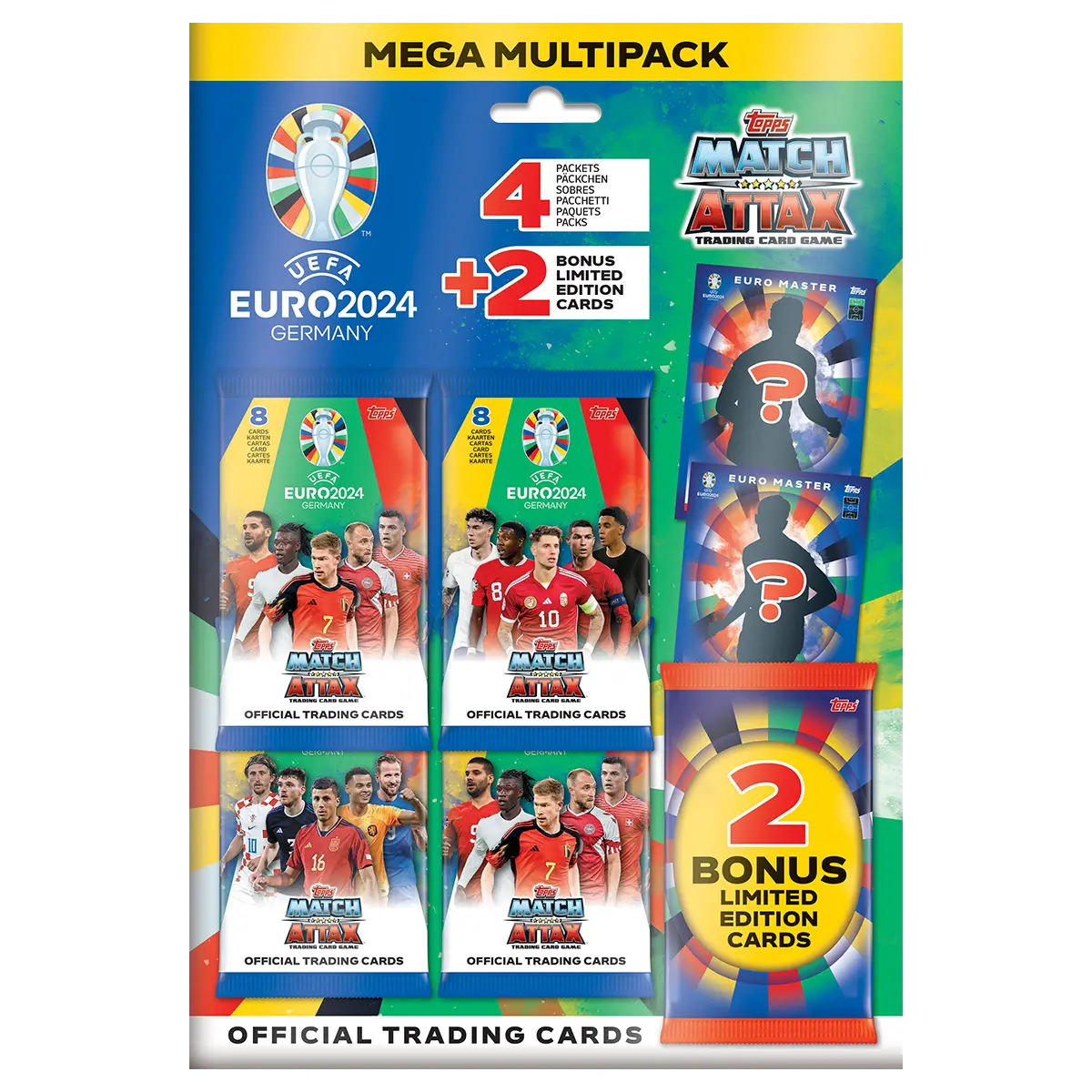 Topps Match Attax Euro 2024 Trading Cards Mega Multipack 1