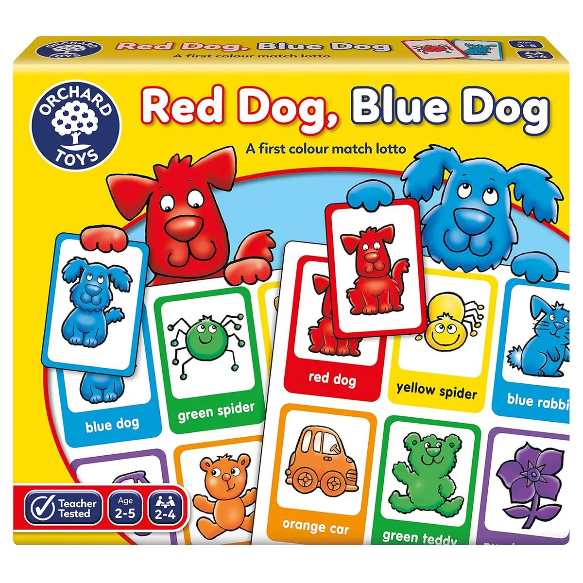 Orchard Toys Red Dog, Blue Dog Game 1
