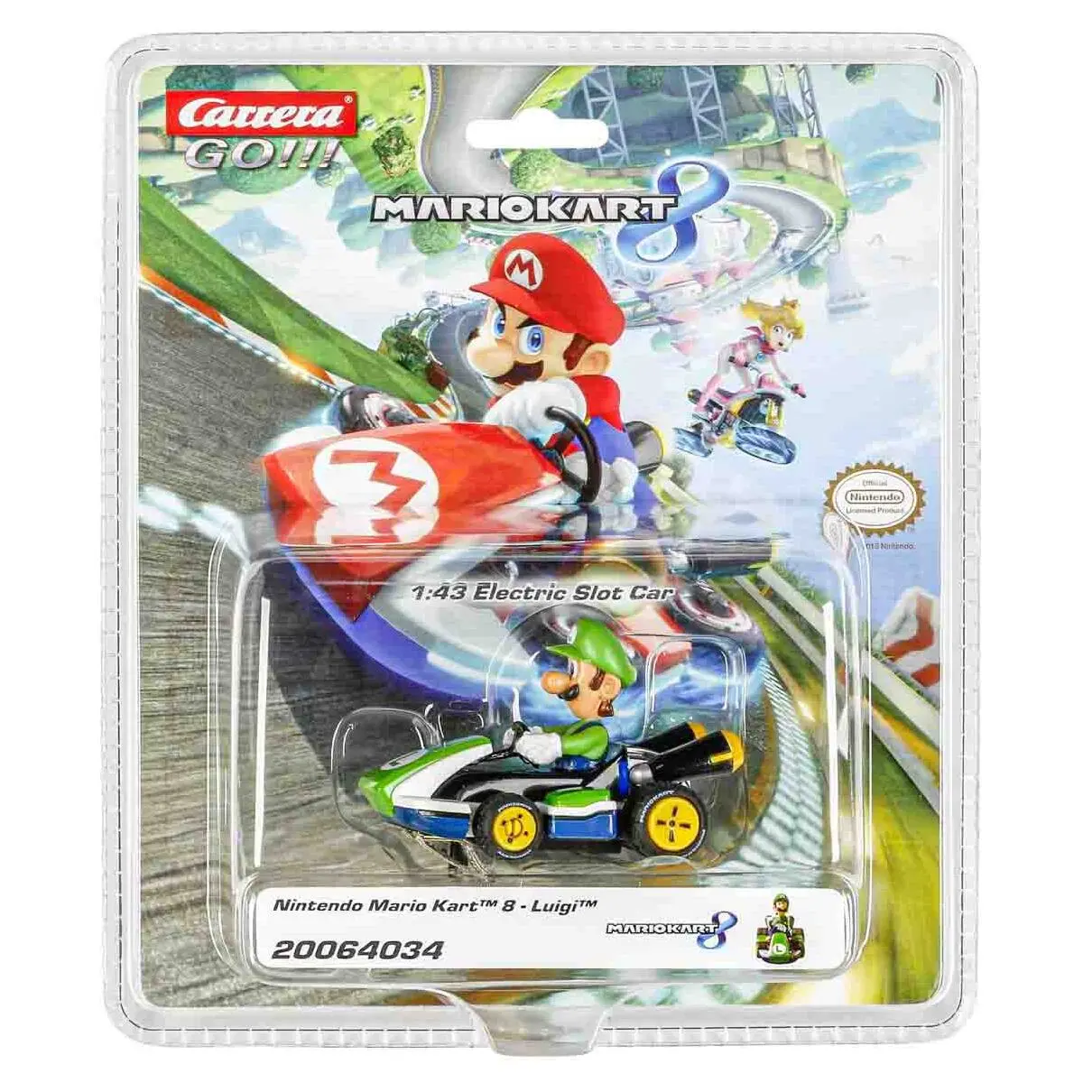 Carrera Go!!! Mario Kart 8: Luigi Electric Slot Car 1