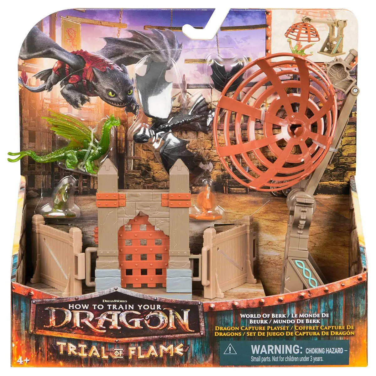 How To Train Your Dragon Trial Of Flame Dragon Capture Playset 1