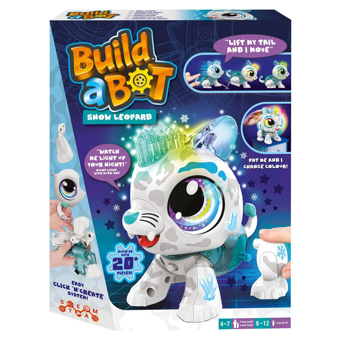 Build A Bot Snow Leopard Kit 1