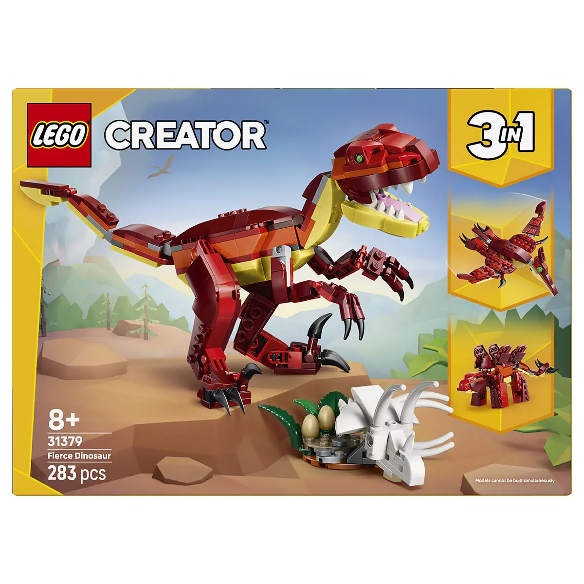 Lego Creator 3-In-1 Fierce Dinosaur 31379 Building Set 1