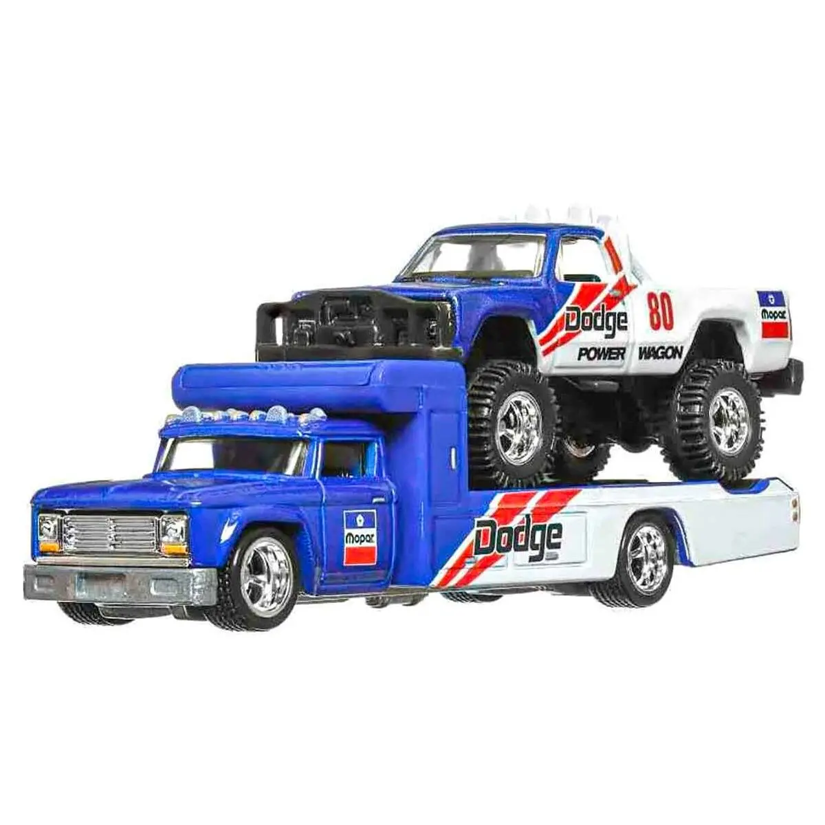 Hot Wheels Car Culture: Team Transport: '80 Dodge Macho Power Wagon With Retro Rig 2