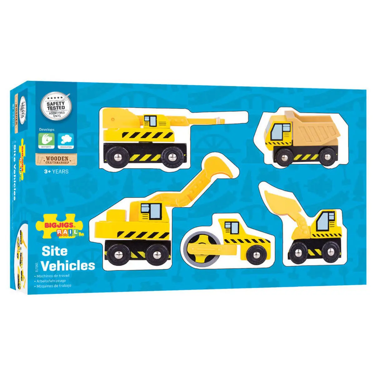 Bigjigs Rail Site Vehicles 1