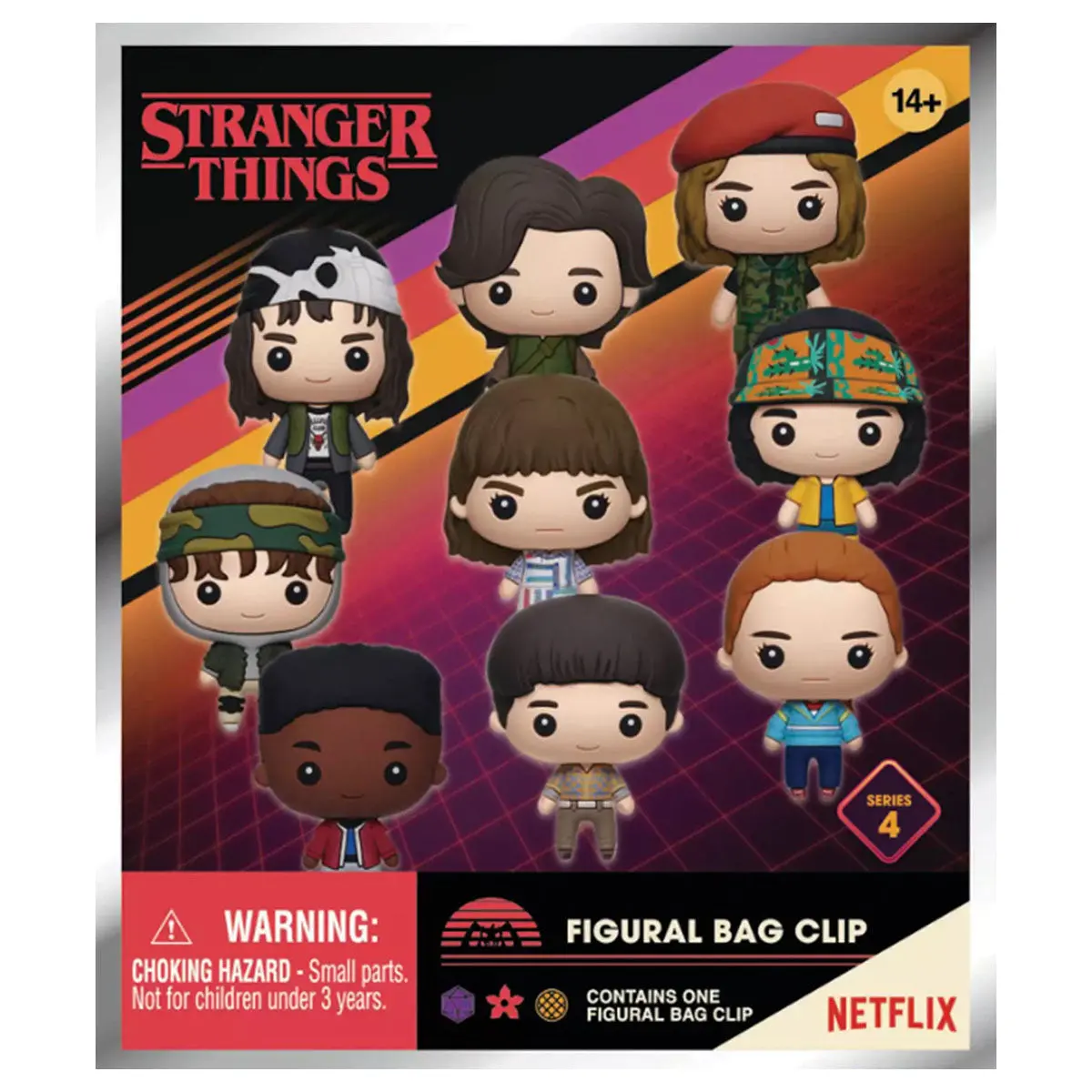 Stranger Things Series 4 Figural Bag Clip (Styles Vary) 1