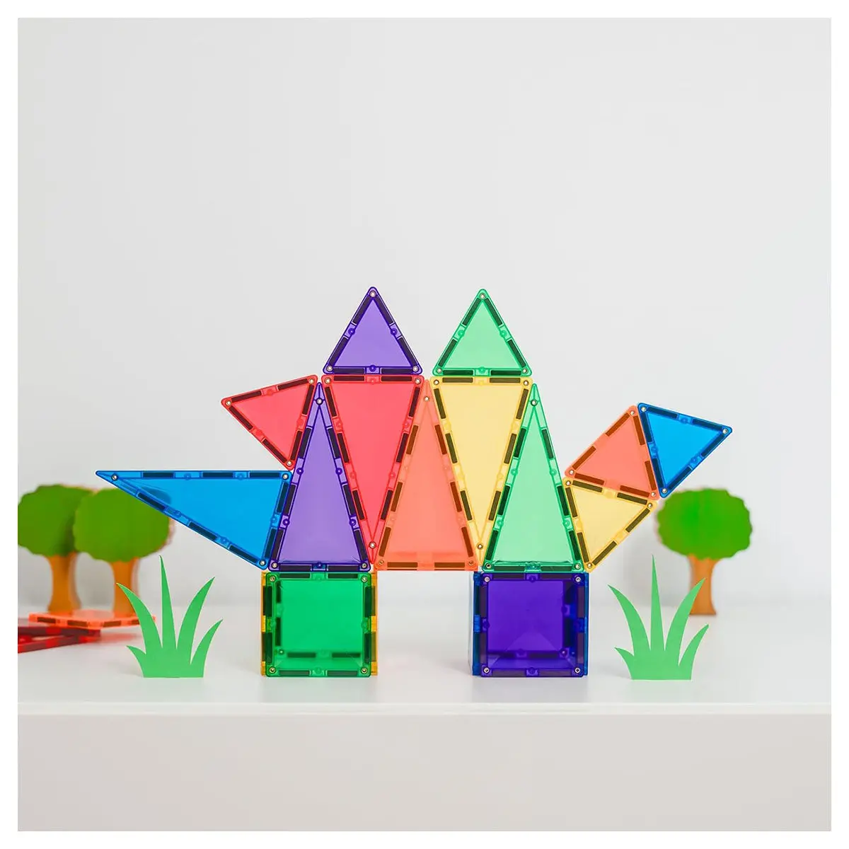 Connetix Magnetic Tiles Rainbow Mini Pack 24 Pieces 2