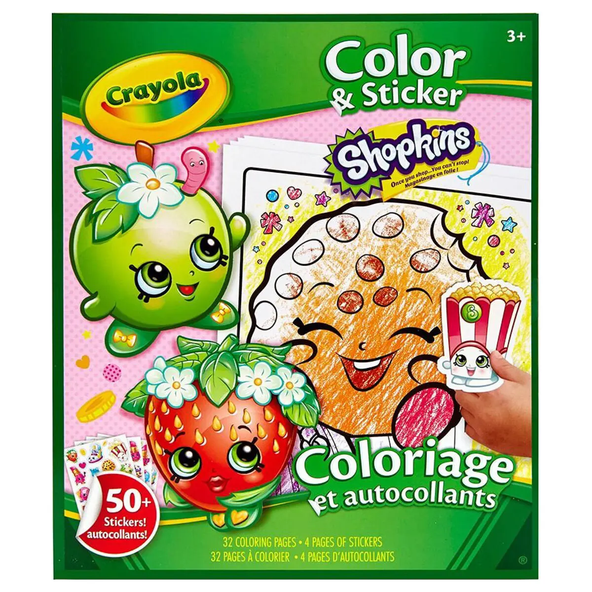 Crayola Shopkins Colour & Stickerbook 1