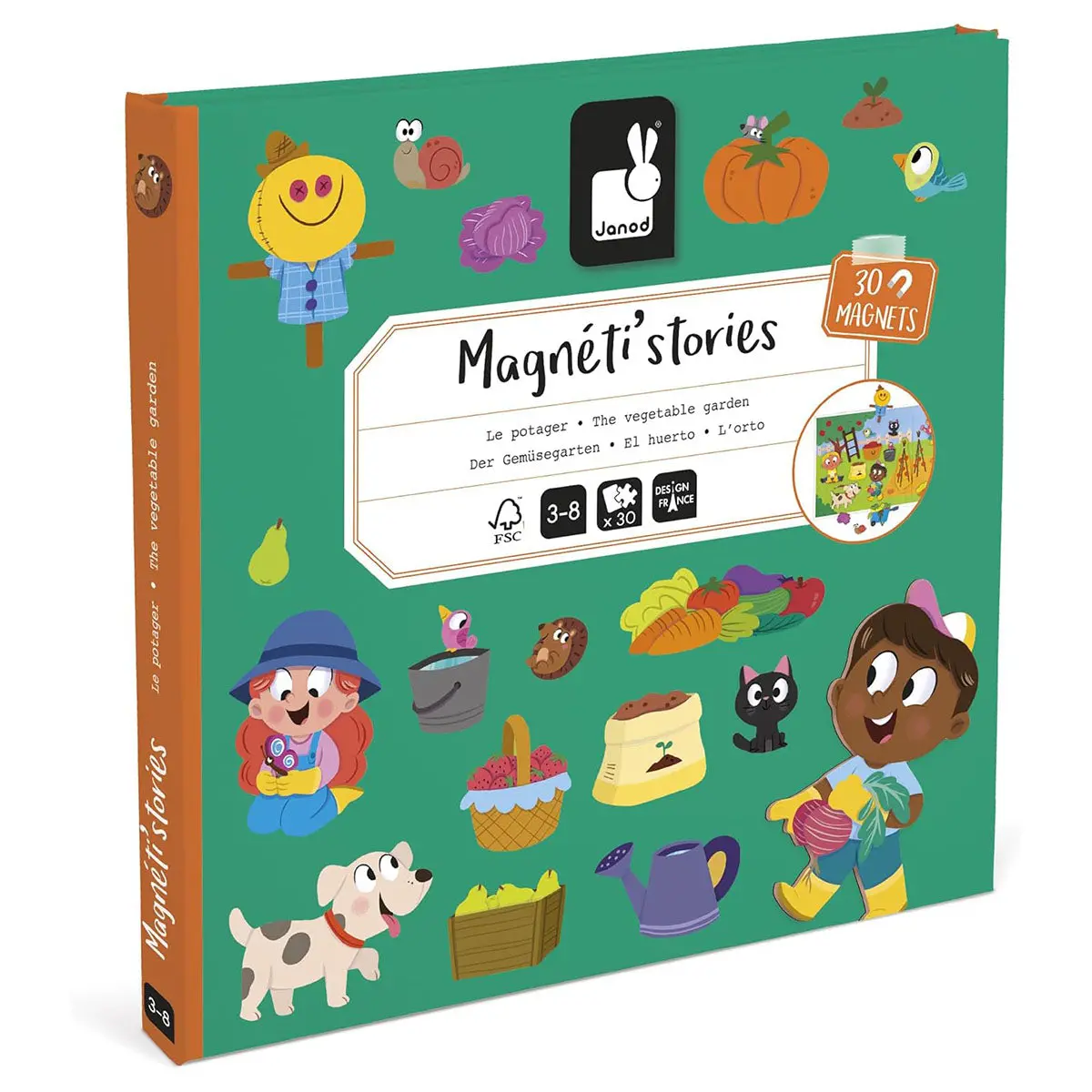 Janod Magneti'stories The Vegetable Garden Set 1