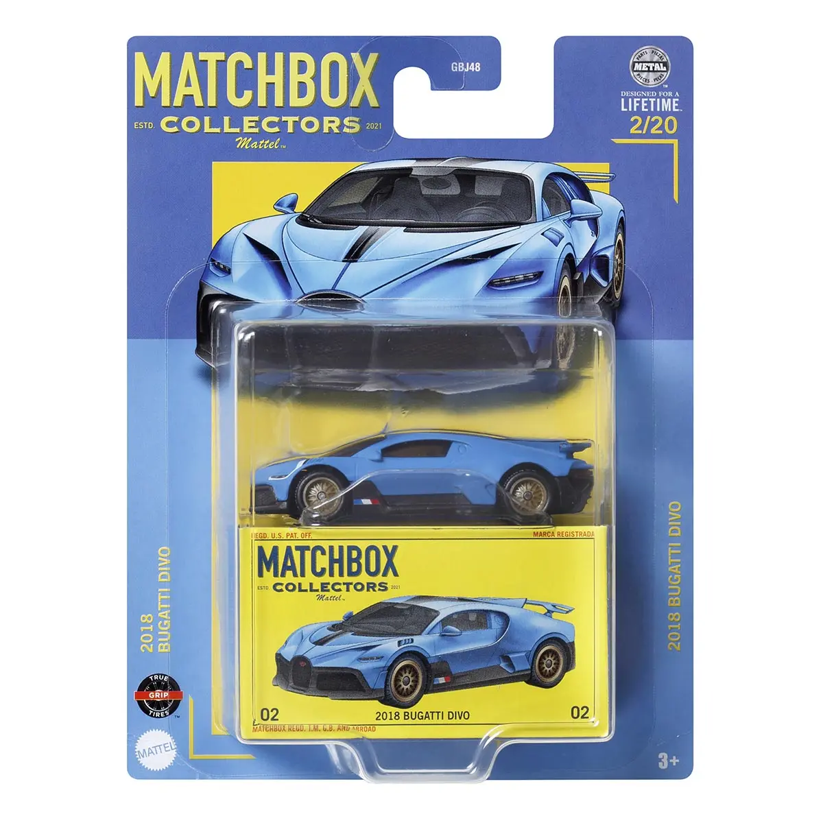 Matchbox Premium Collector Series 70 Years - 2018 Bugatti Divo - 2/20 1
