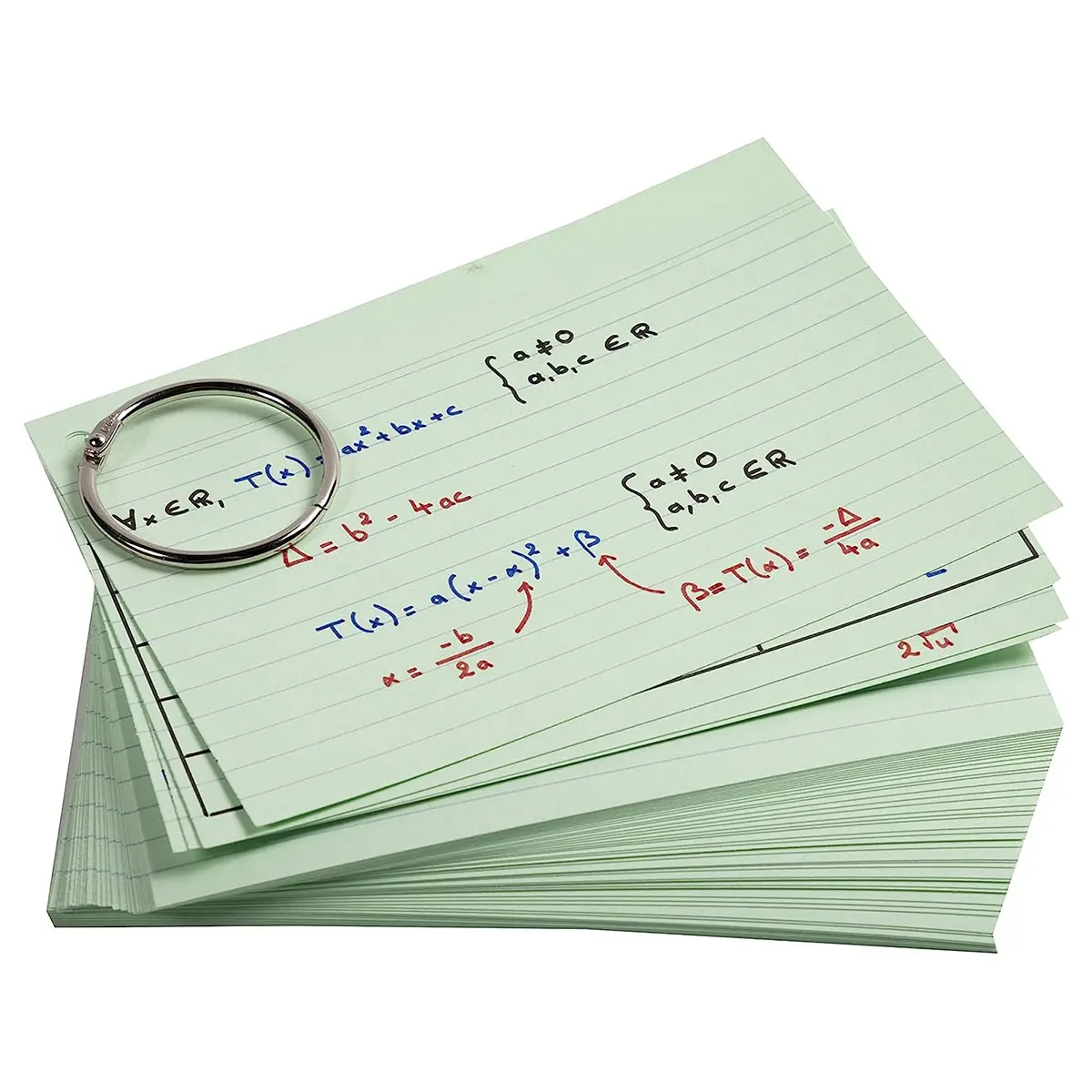 Exacompta 50 Flashcards A6 With Ring (Styles Vary) 2