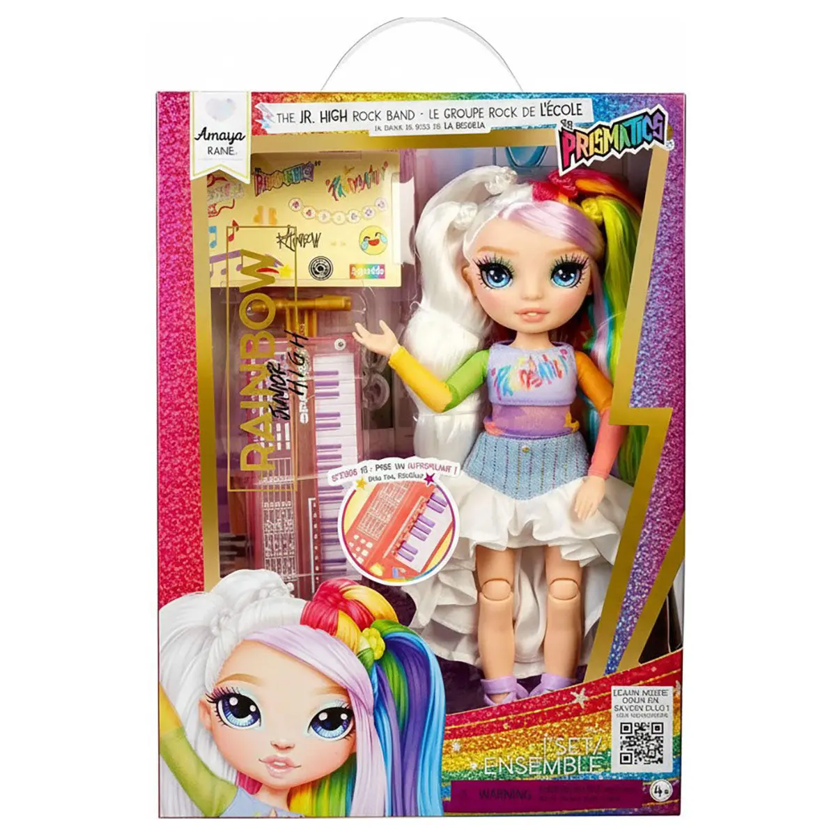 Rainbow High Jr. High Rock Band Amaya Raine Fashion Doll 1
