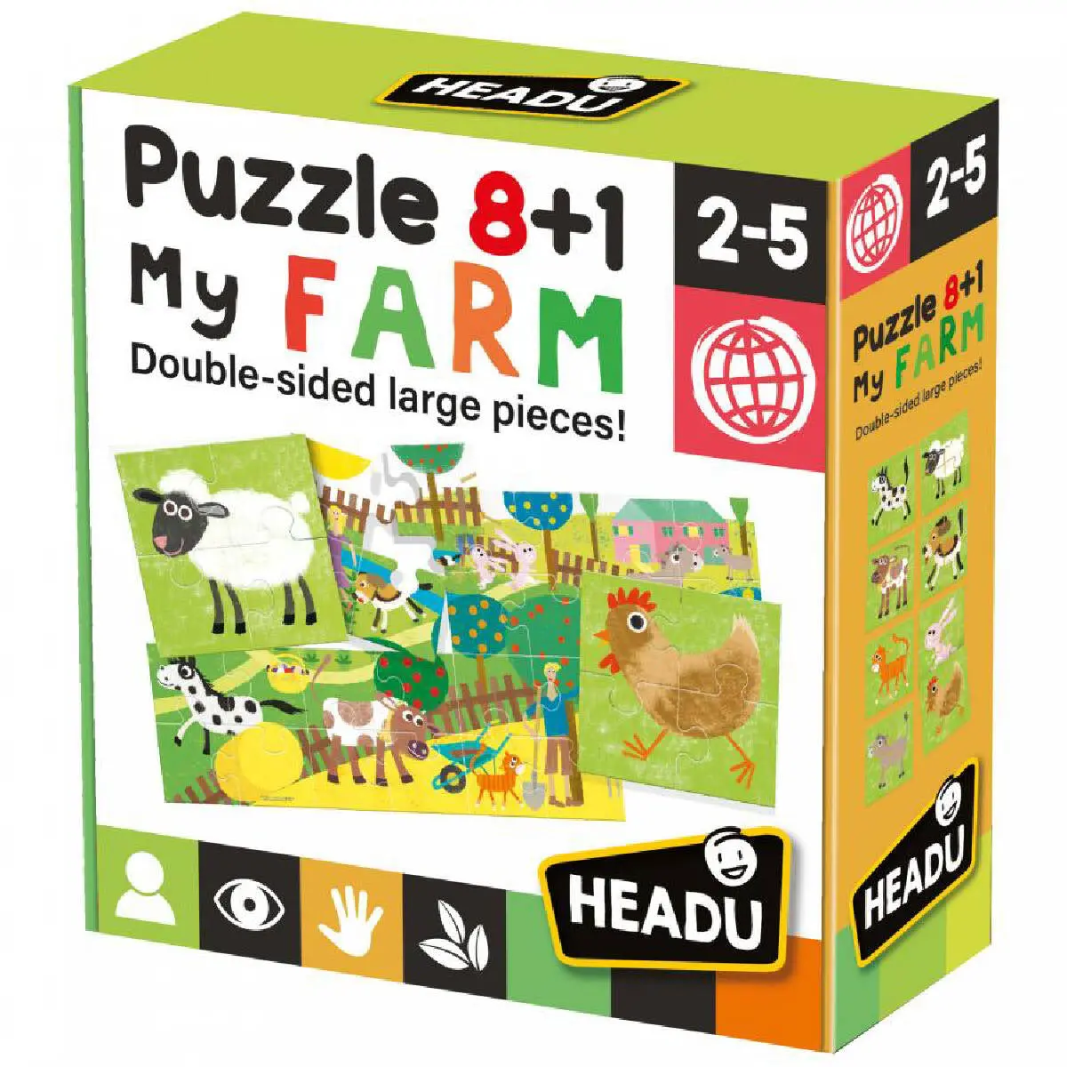 Headu Puzzle 8+1 My Farm 1