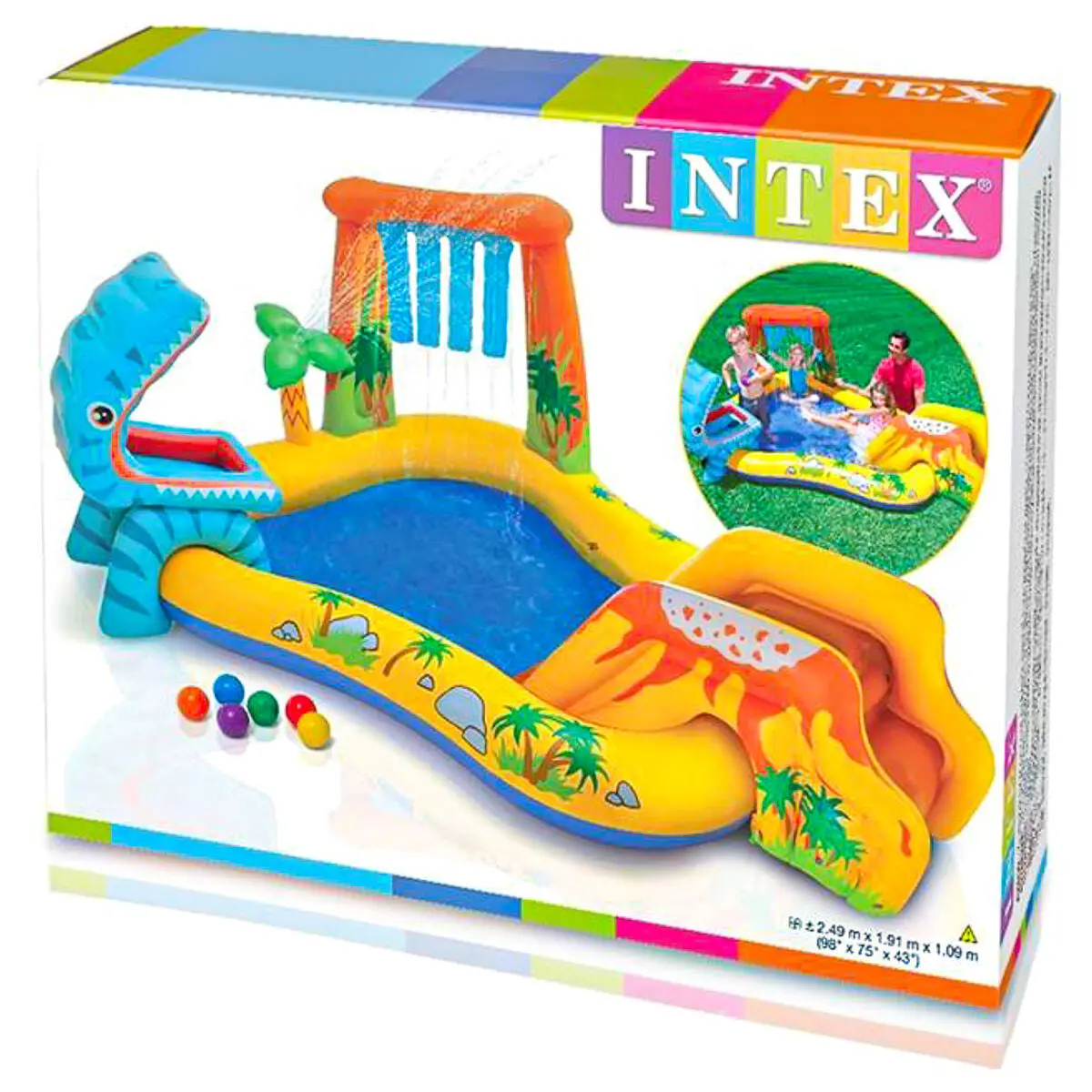 Intex Inflatable Dinosaur Play Centre Pool 1