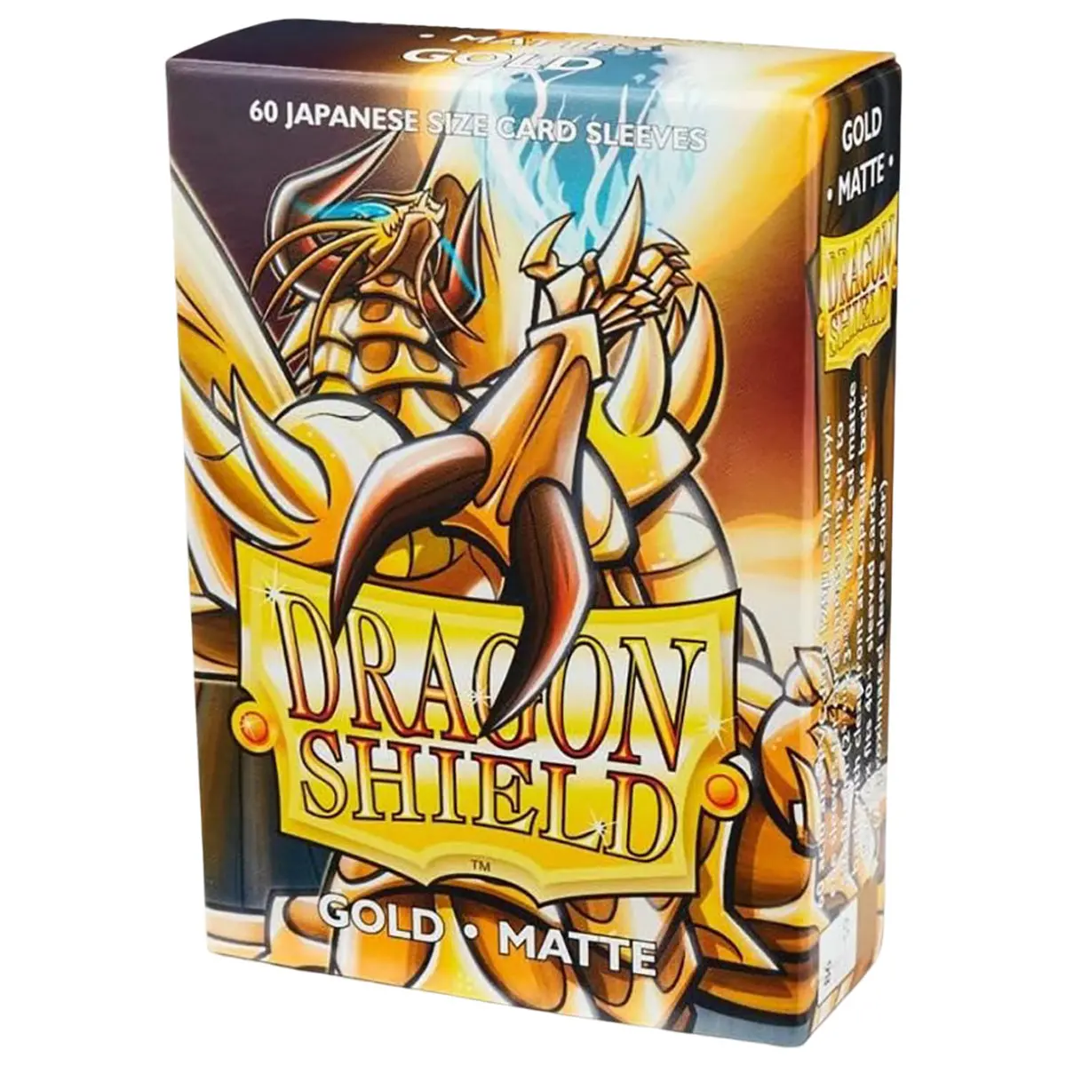 Dragon Shield Japanese Size Gold 60 Matte Sleeves 1