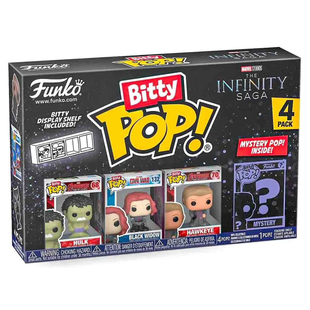 Funko Bitty Pop! Marvel: The Infinity Saga Mini Figures Series 2 (4 Pack) 1