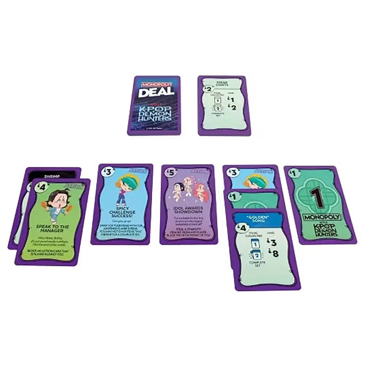 Monopoly Deal: K-Pop Hunters Card Game 2