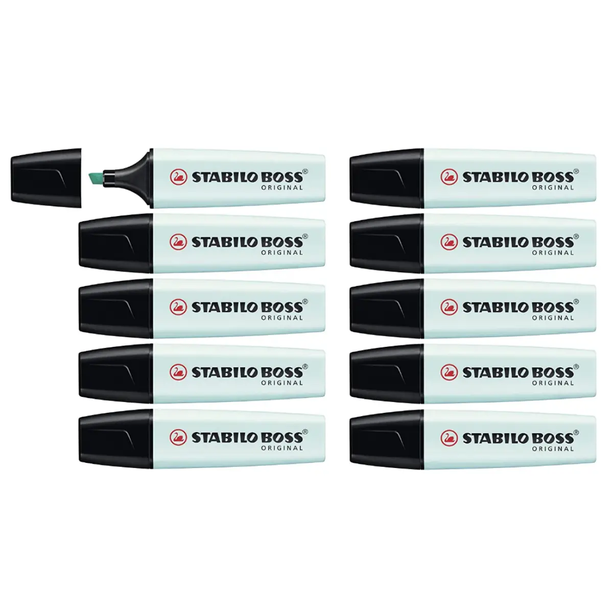 Stabilo Boss Original Pastel Touch Of Turquoise Highlighter Box Of 10 1