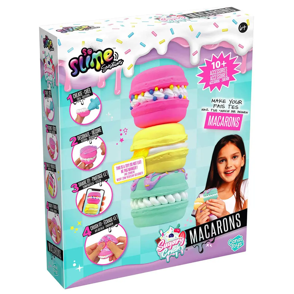So Slime Sensations: Sugary Crush Macarons Kit 1