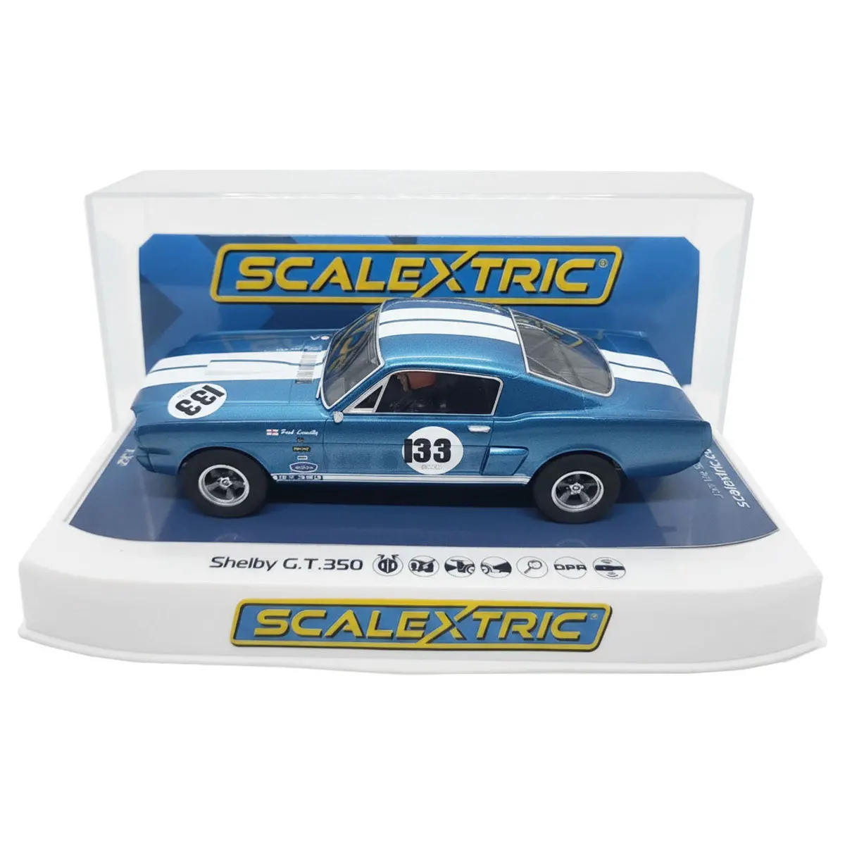 Scalextric Shelby Mustang Gt 350 Paul Kenelly Equipe Gts Slot Car 1