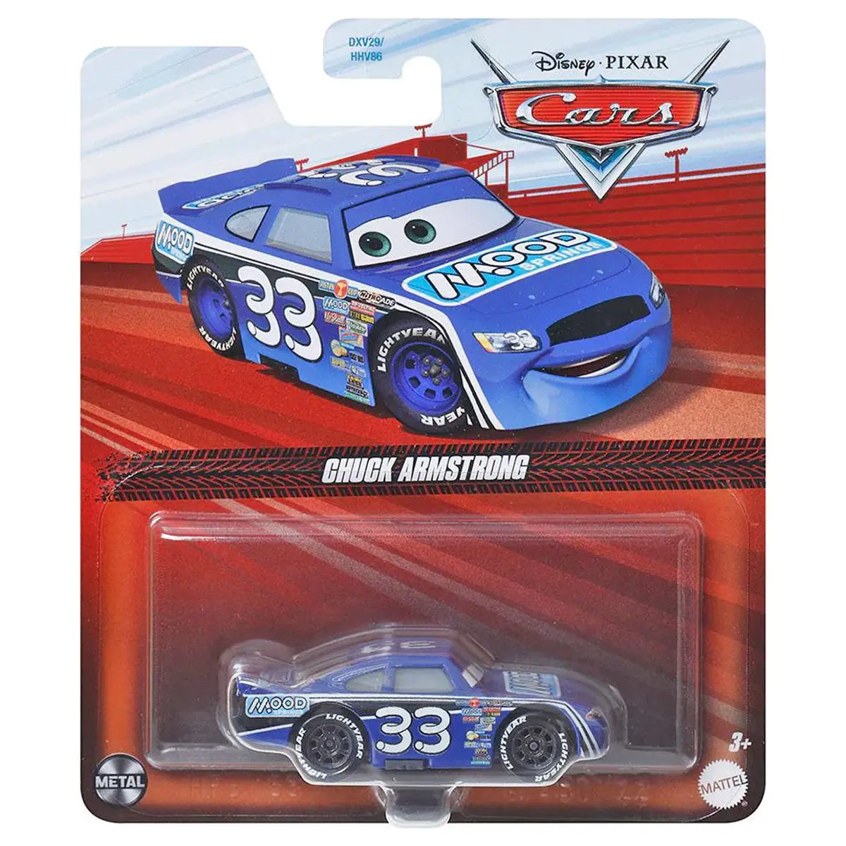 Disney Pixar Cars: Chuck Armstrong 1:55 Car 1