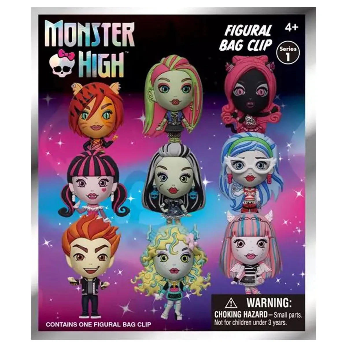 Monster High Figural Bag Clip (Styles Vary) 1