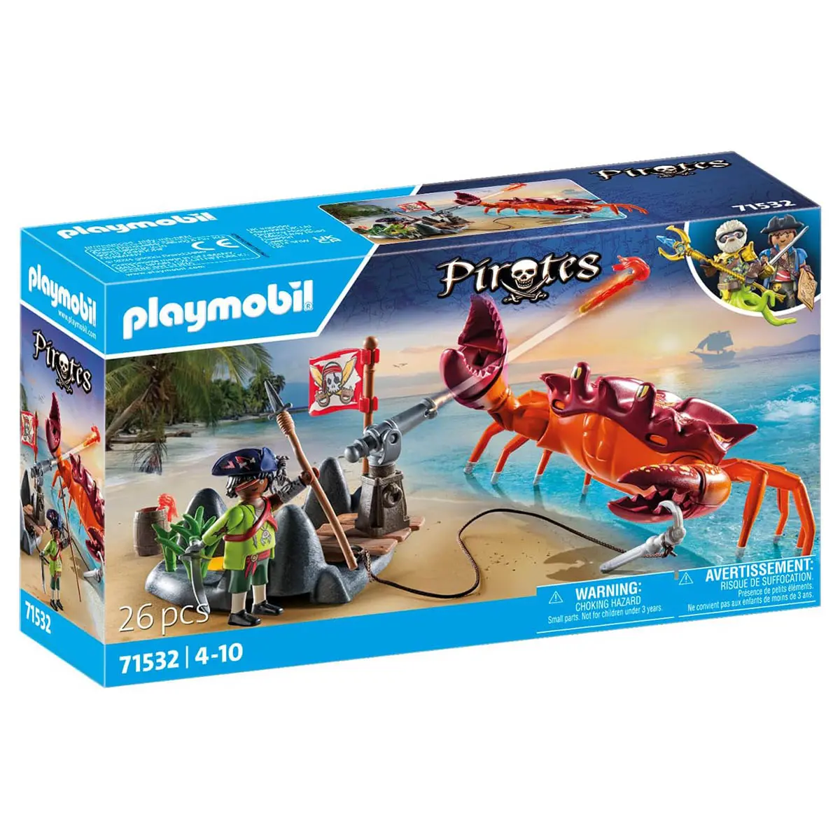 Playmobil Pirates: Battle Against The Giant Crab Playset 1