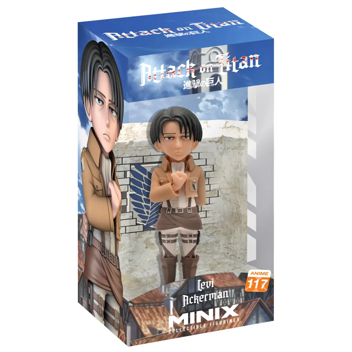 Minix Attack On Titan Levi Ackerman Collectible 12Cm Figurine 1