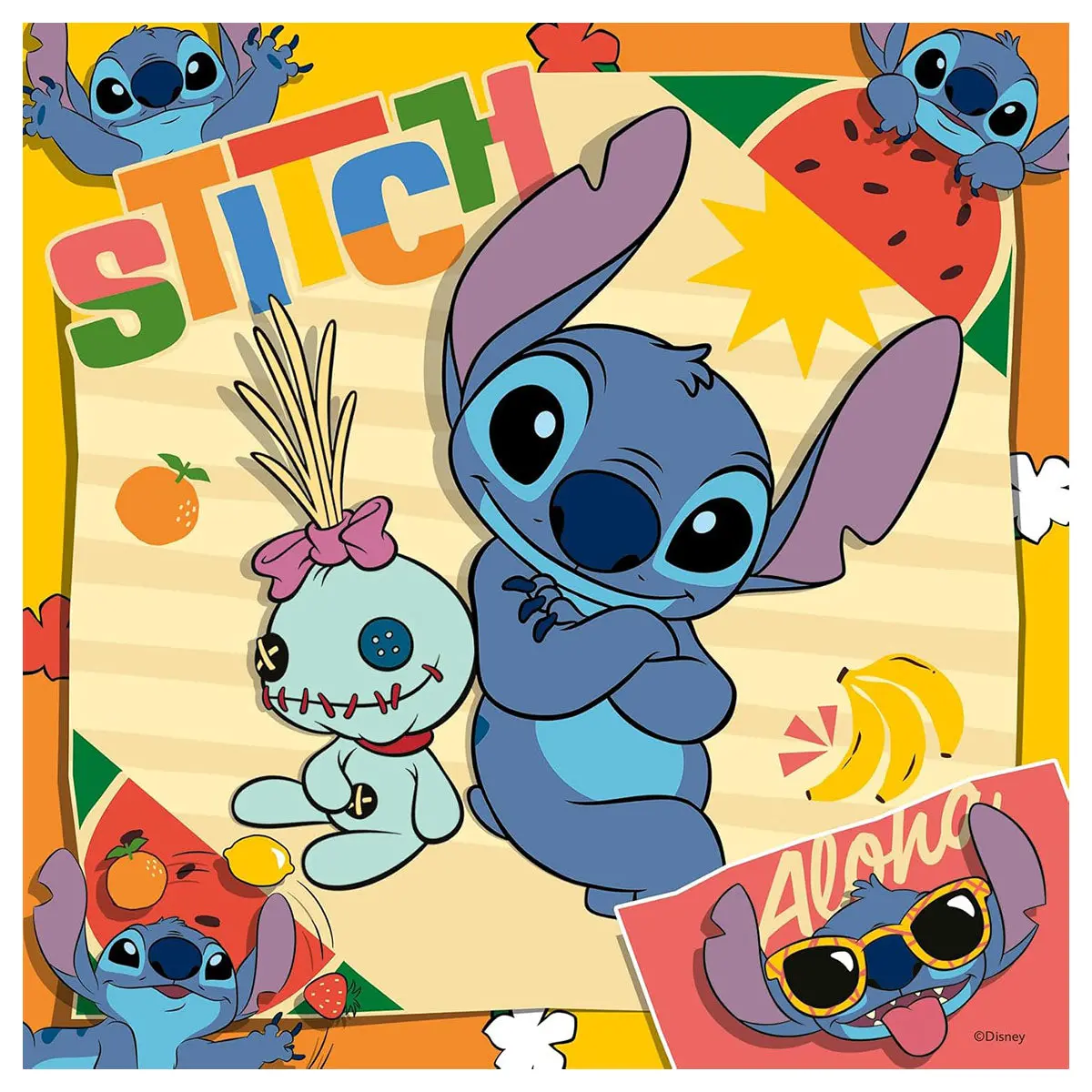 Ravensburger Disney Stitch 3 X 49 Piece Jigsaw Puzzles 2