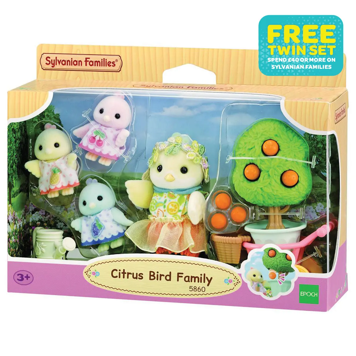 Sylvanian Families Citrus Bird Family Playset 1