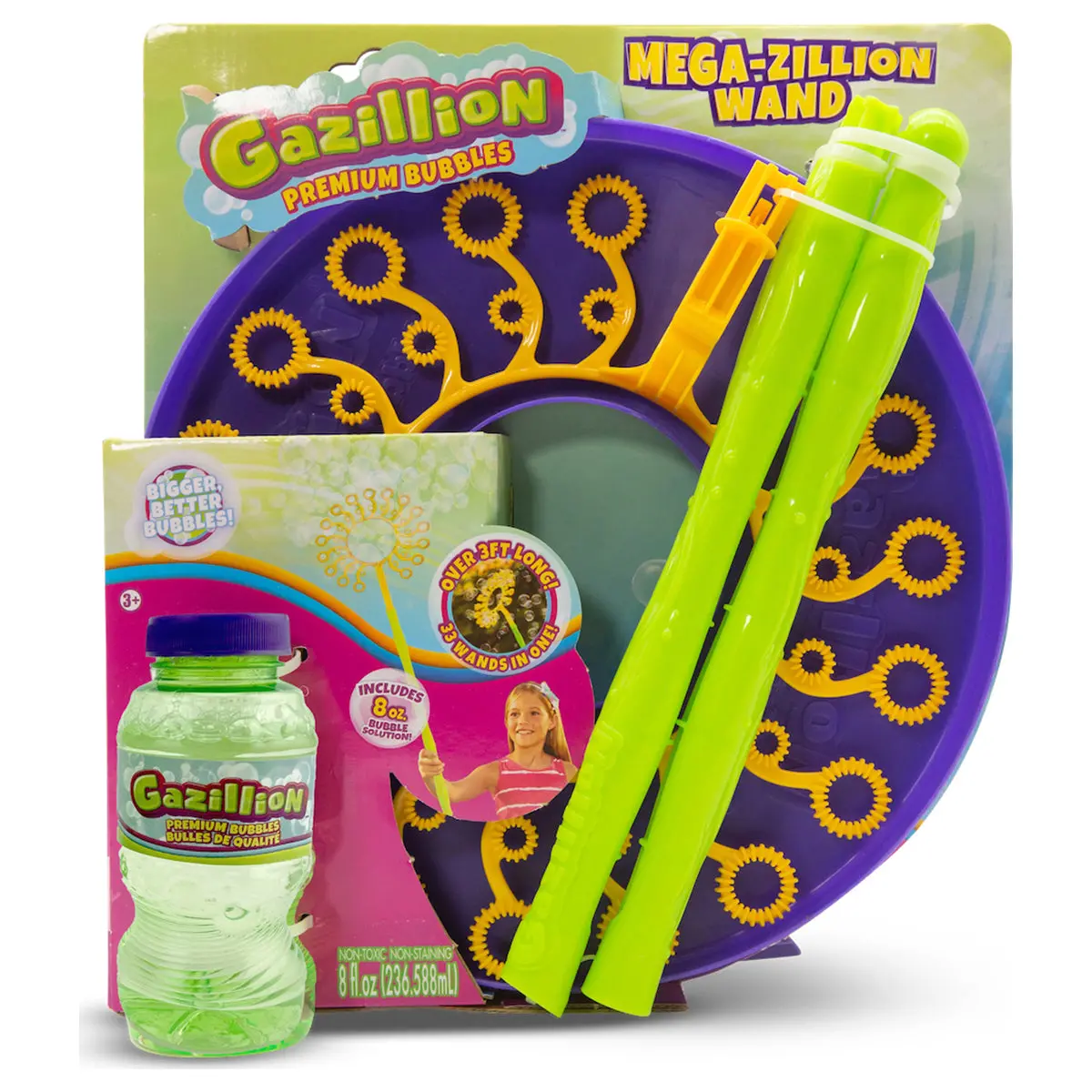 Gazillion Bubbles Mega-Zillion Wand 1