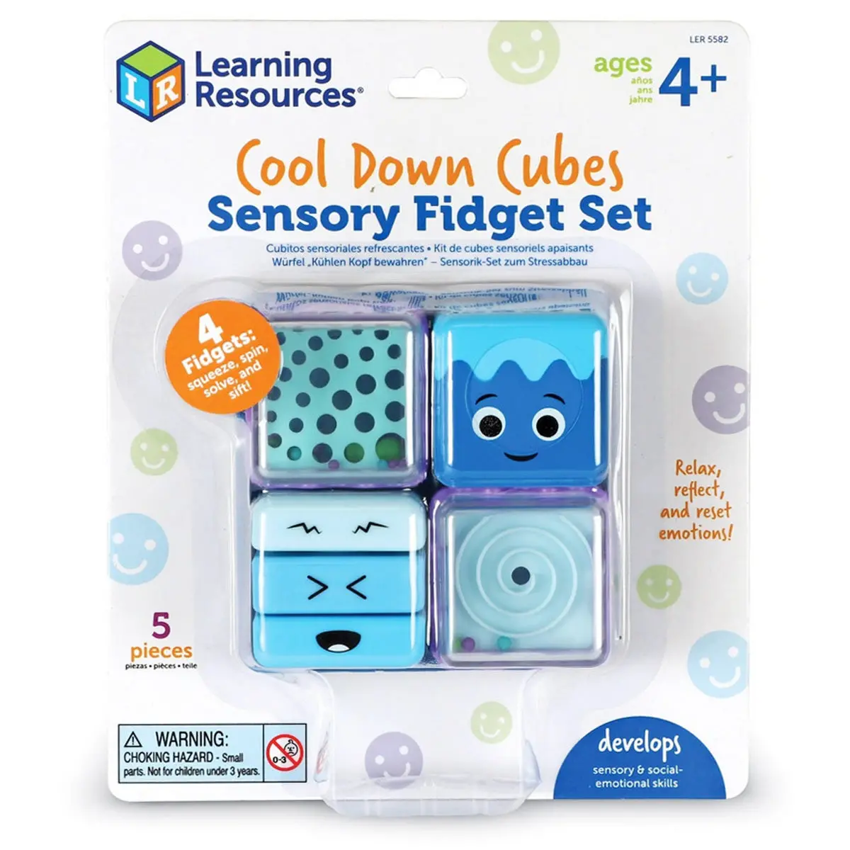 Cool Down Sensory Cubes Sensory Fidget Set 1