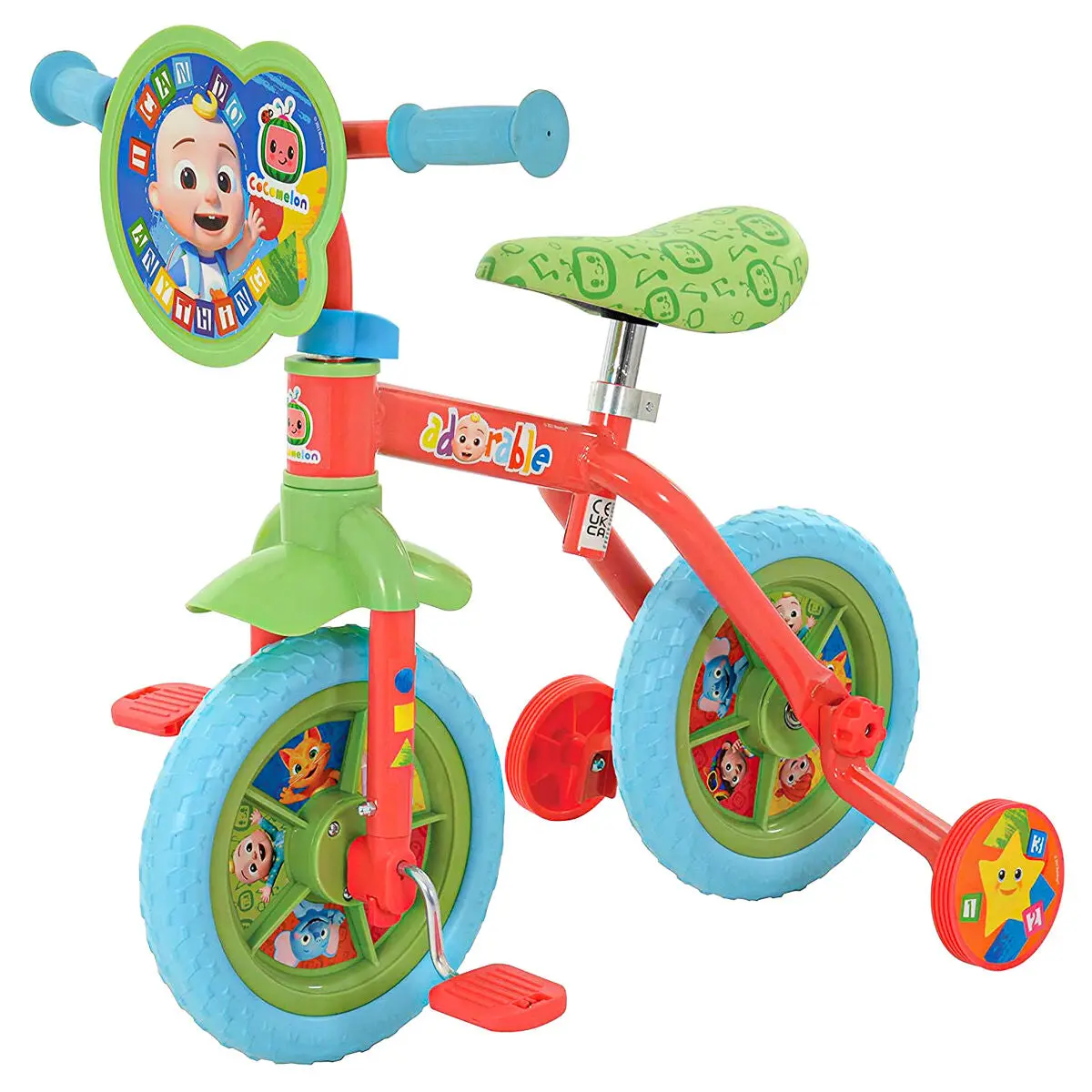 Cocomelon 2-In-1 10" Training Bike 1