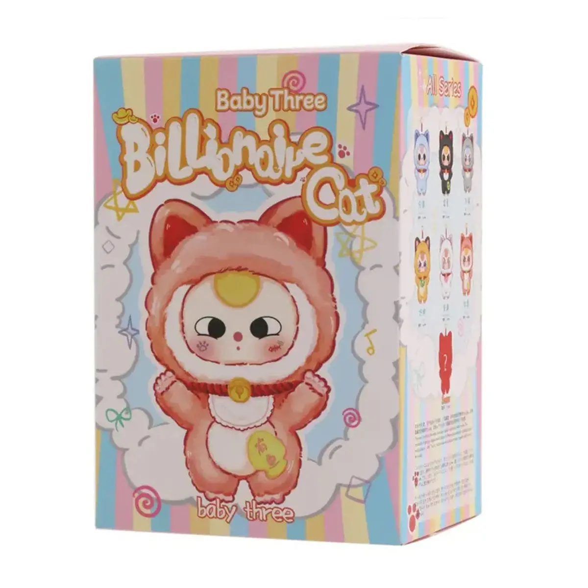 Baby Three Billionaire Cat Plush (Styles Vary) 1
