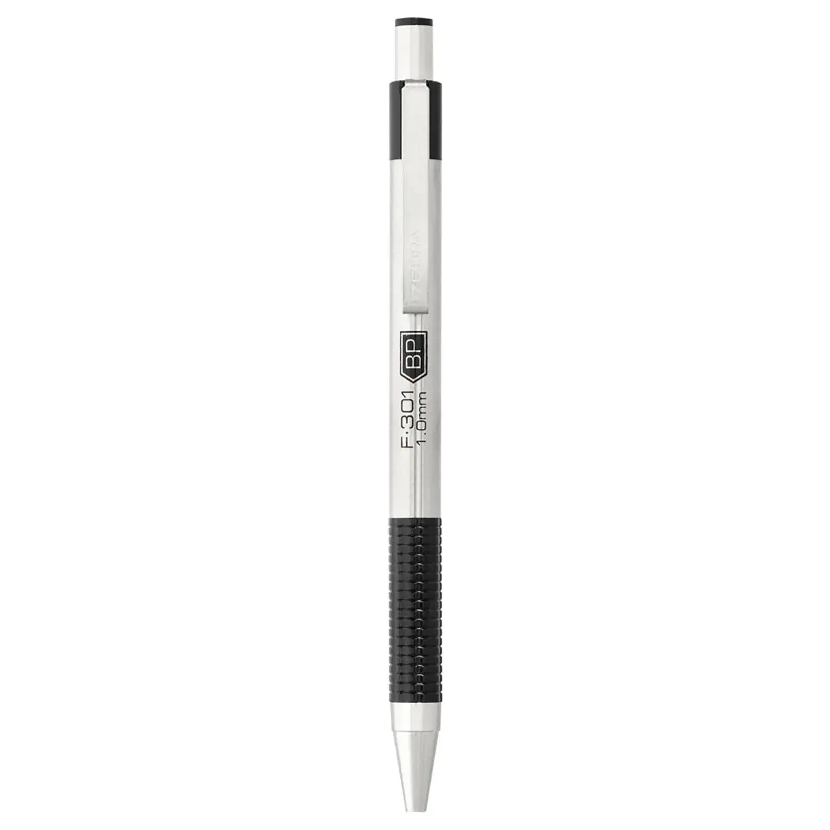 Zebra Pens F-301 1 Mm Stainless Steel Ballpoint Pen Black 1
