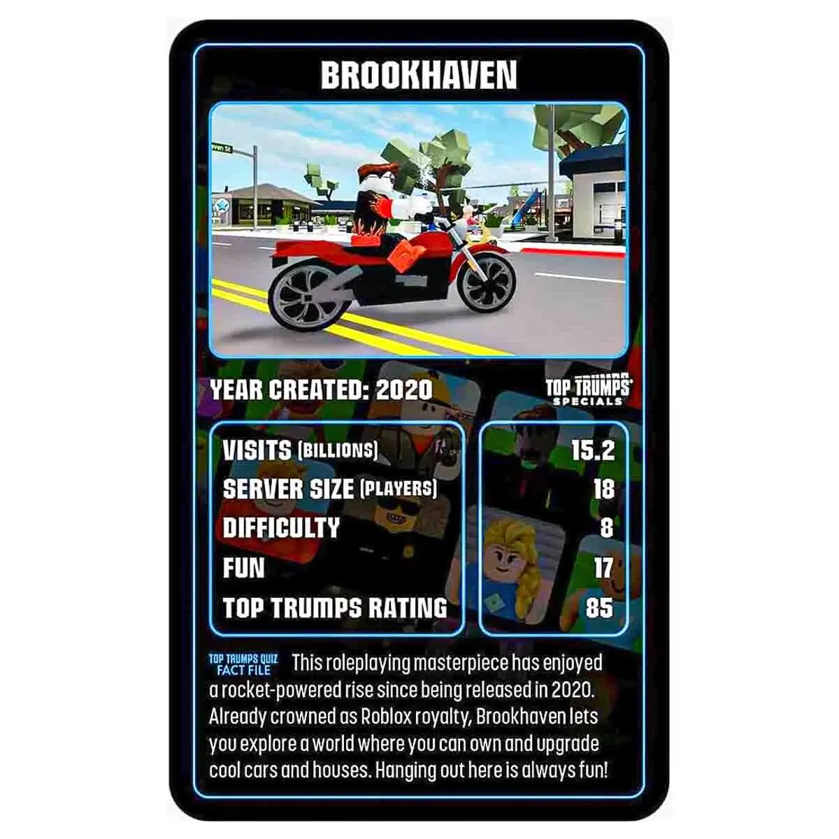 The Independent And Unofficial Guide To Roblox Top Trumps Specials Card Game 2
