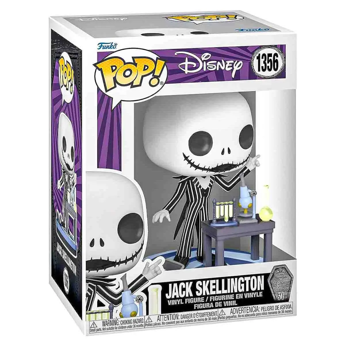 Funko Pop! The Nightmare Before Christmas 30Th Anniversary: Jack Skellington (Lab) Vinyl Figure #1356 1
