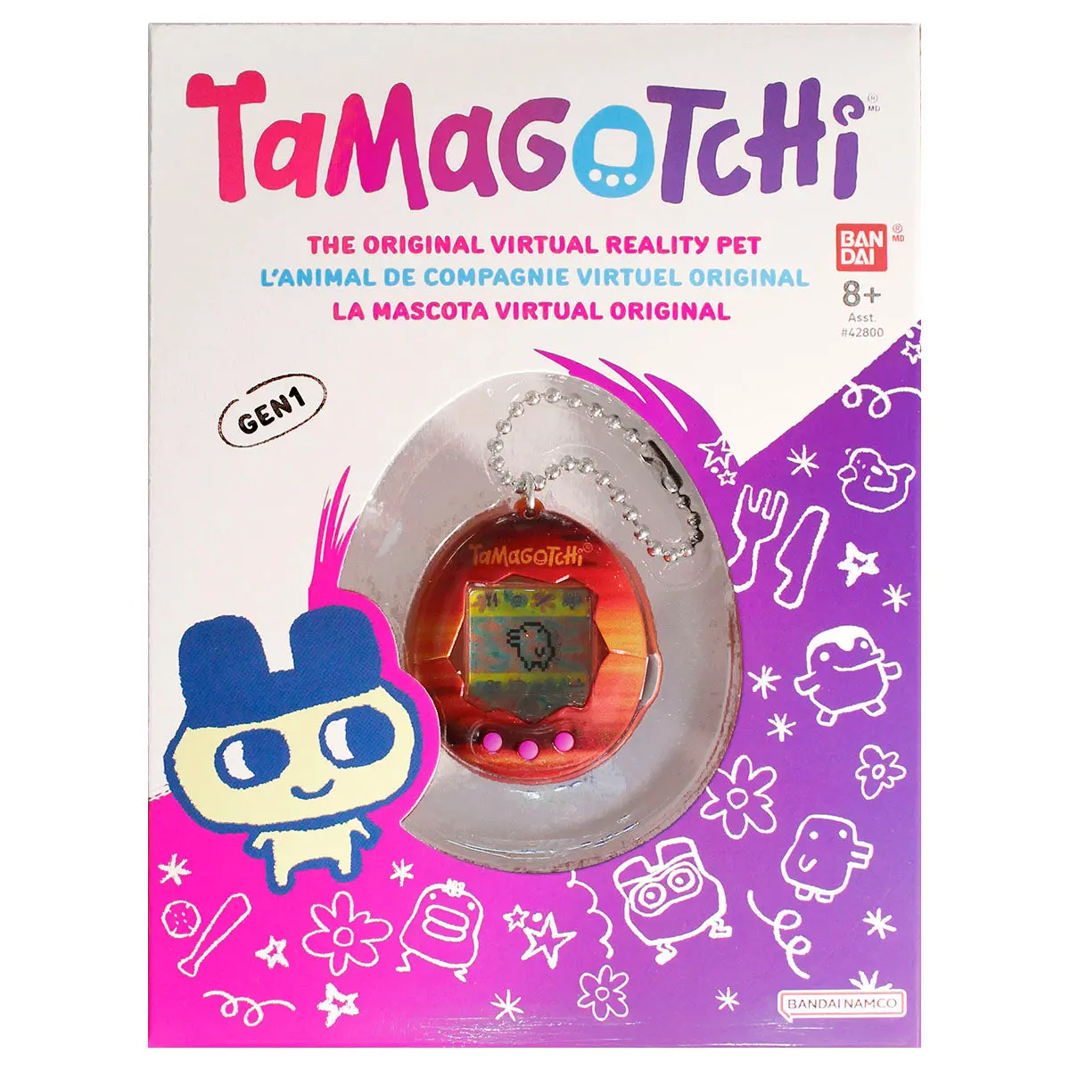 Tamagotchi Gen 1 Sunset Virtual Reality Pet 1