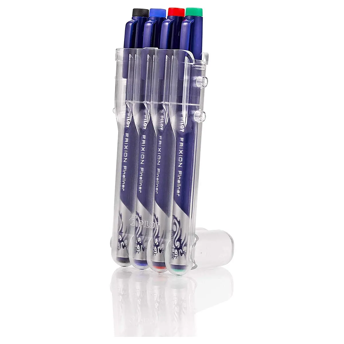 Pilot Frixion Fineliner Erasable Writing Felt-Tip Coloured Pens (4 Pack) 2