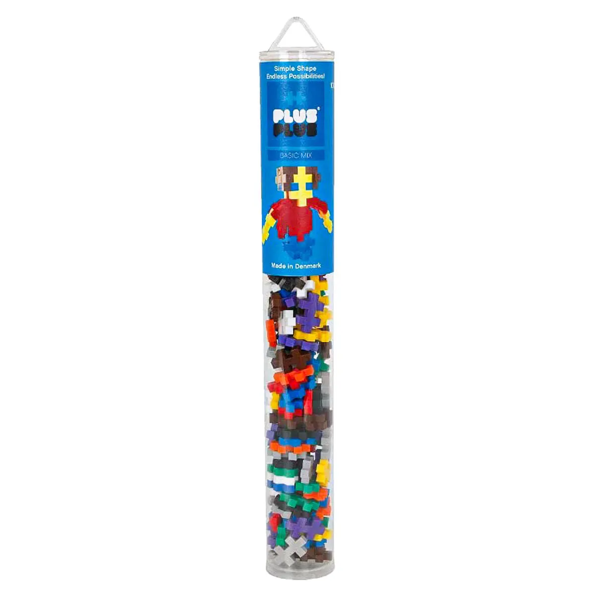 Plus-Plus Basic Mix Building Set 100 Piece Tube 1