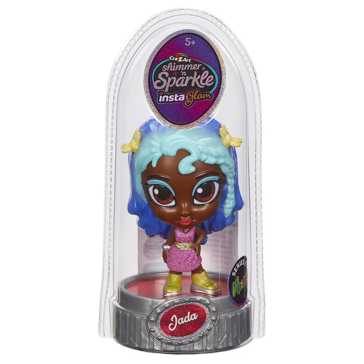 Shimmer 'N Sparkle Instaglam Series 2 Neon Jada Doll 1