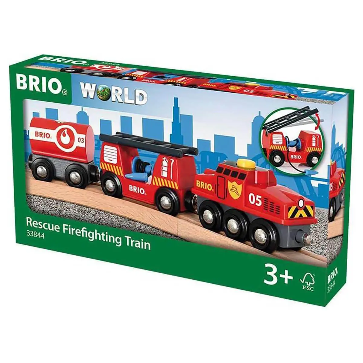 Brio World Rescue Firefighting Train 1