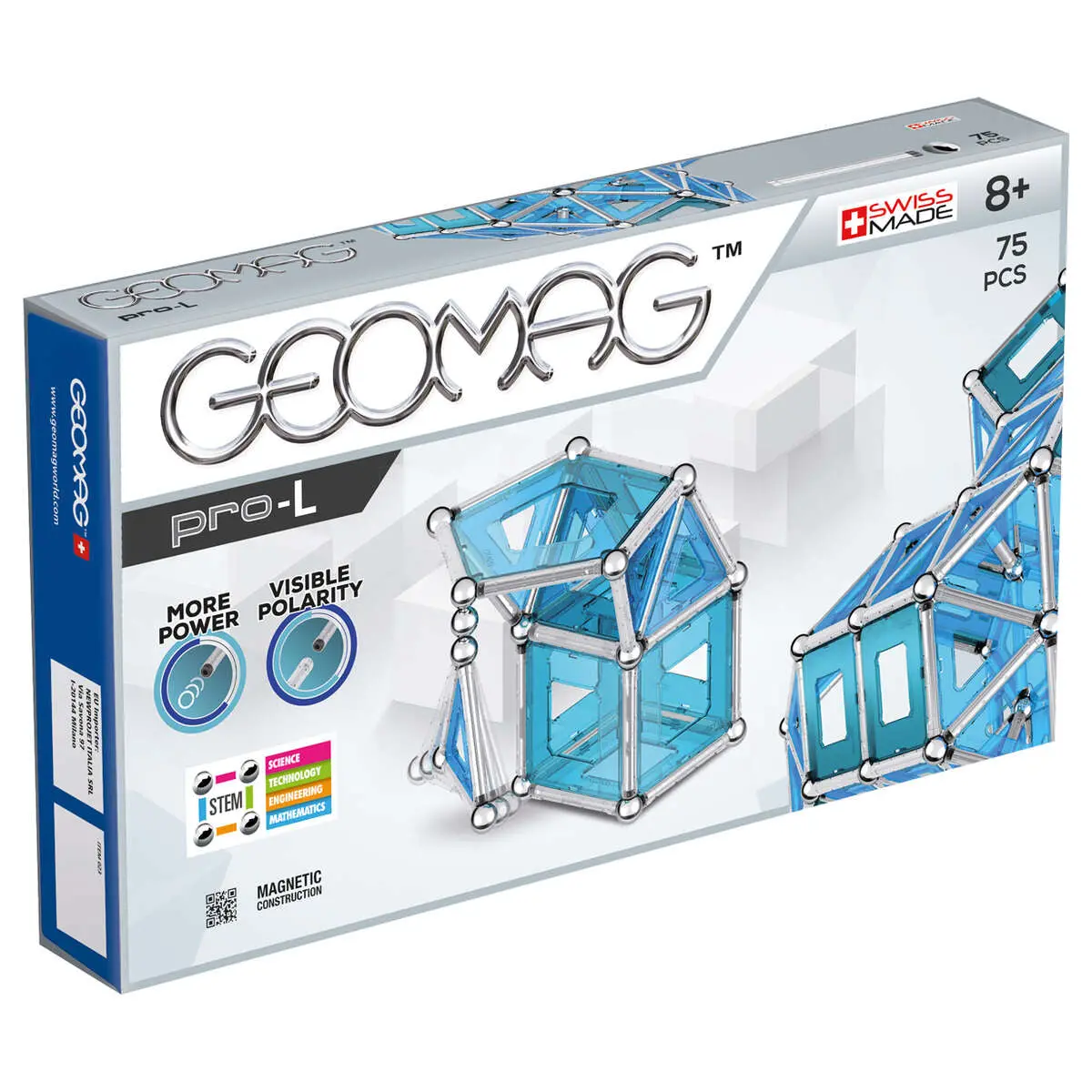 Geomag Pro-L 75 Piece Magnetic Construction Set 1