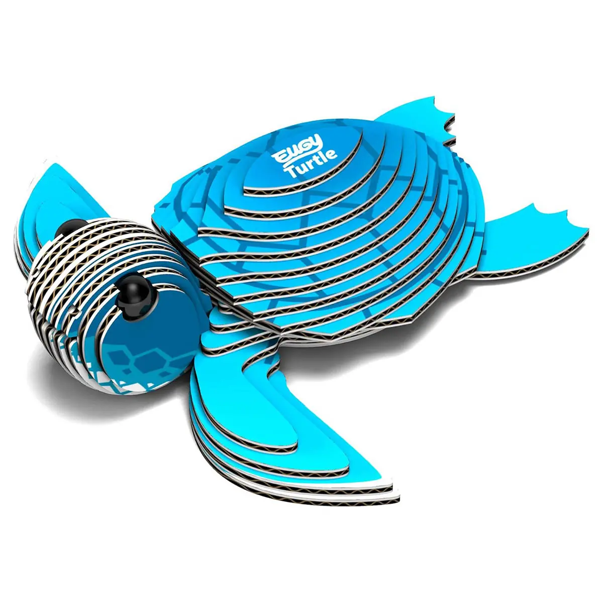 Eugy Turtle 3D Cardboard Model Kit 1