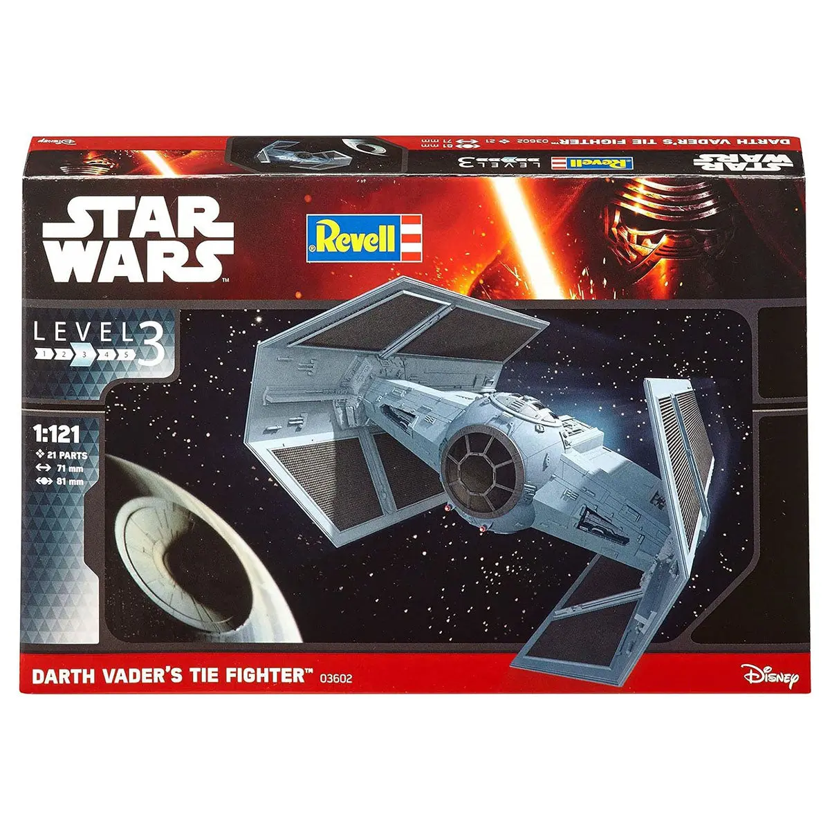 Revell Star Wars Darth Vader's Tie Fighter Model Kit 1:121 Scale 1