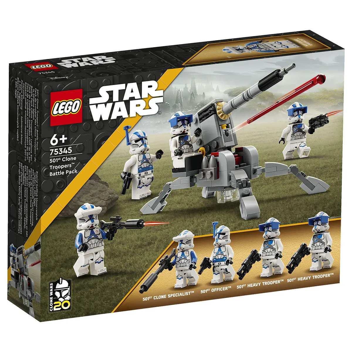 Lego Star Wars 501St Clone Troopers Battle Pack 75345 Building Set 1