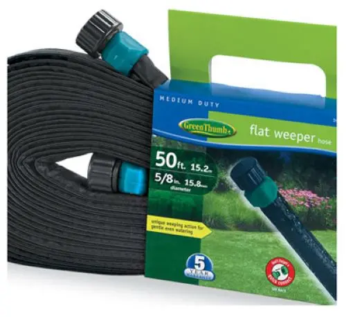 Green Thumb 1065290 50' Foot Flat Weeper & Soaker Garden Hose - Quantity Of 12 1