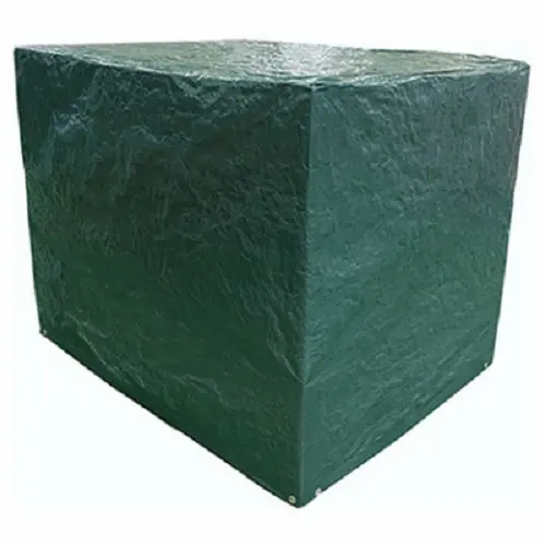 Itm Md-Pc-Gb-0544 5' X 4 ' X4' Green & Brown Polyethylene Pallet Storage Tarp Cover - Quantity Of 5 1
